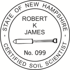 New Hampshire Certified Soil Scientist Seal